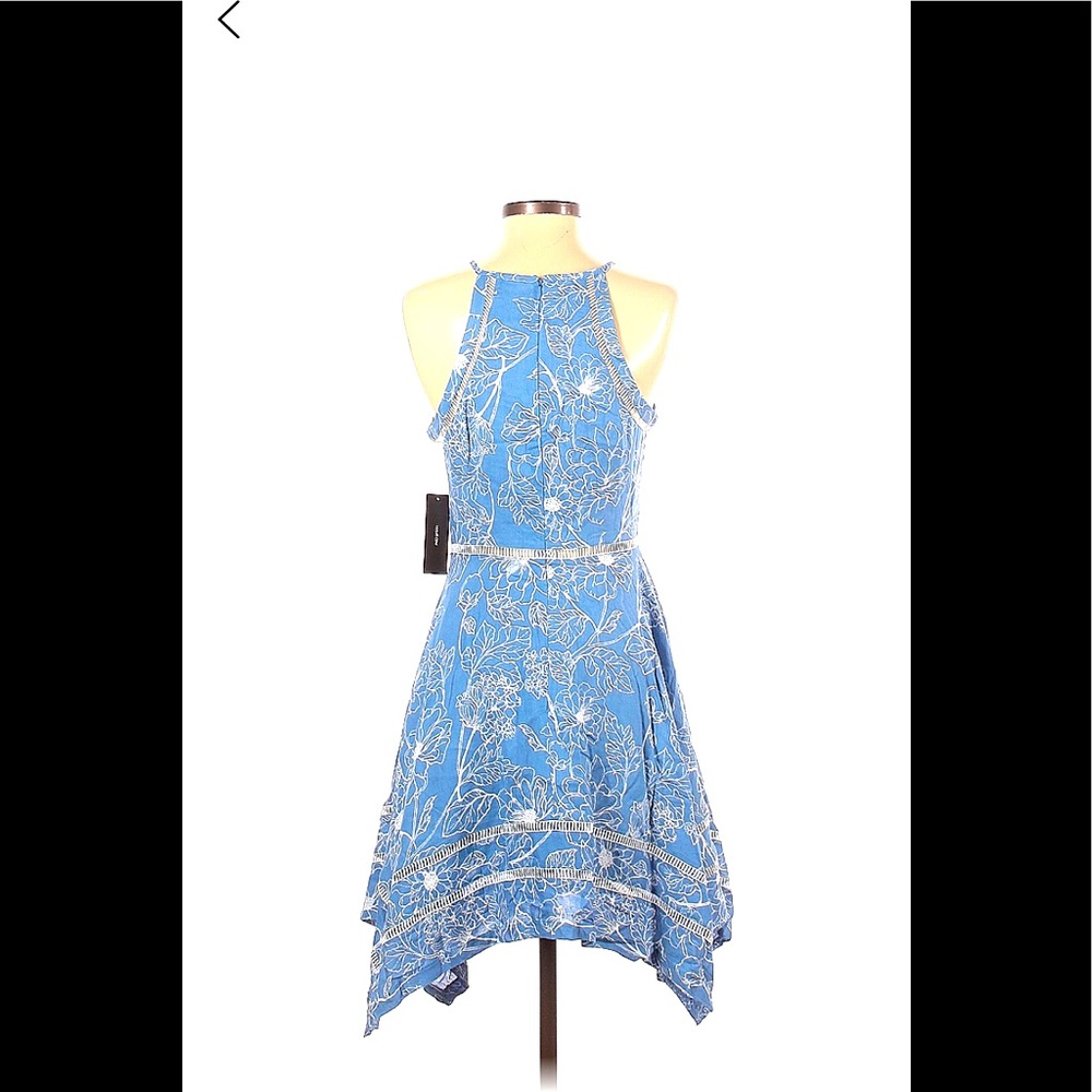 Lulus Light blue floral dress